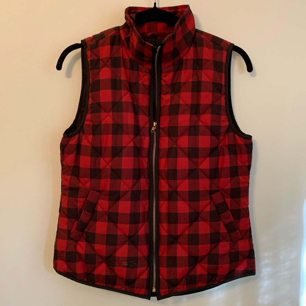 Buffalo Check Puffer Vest